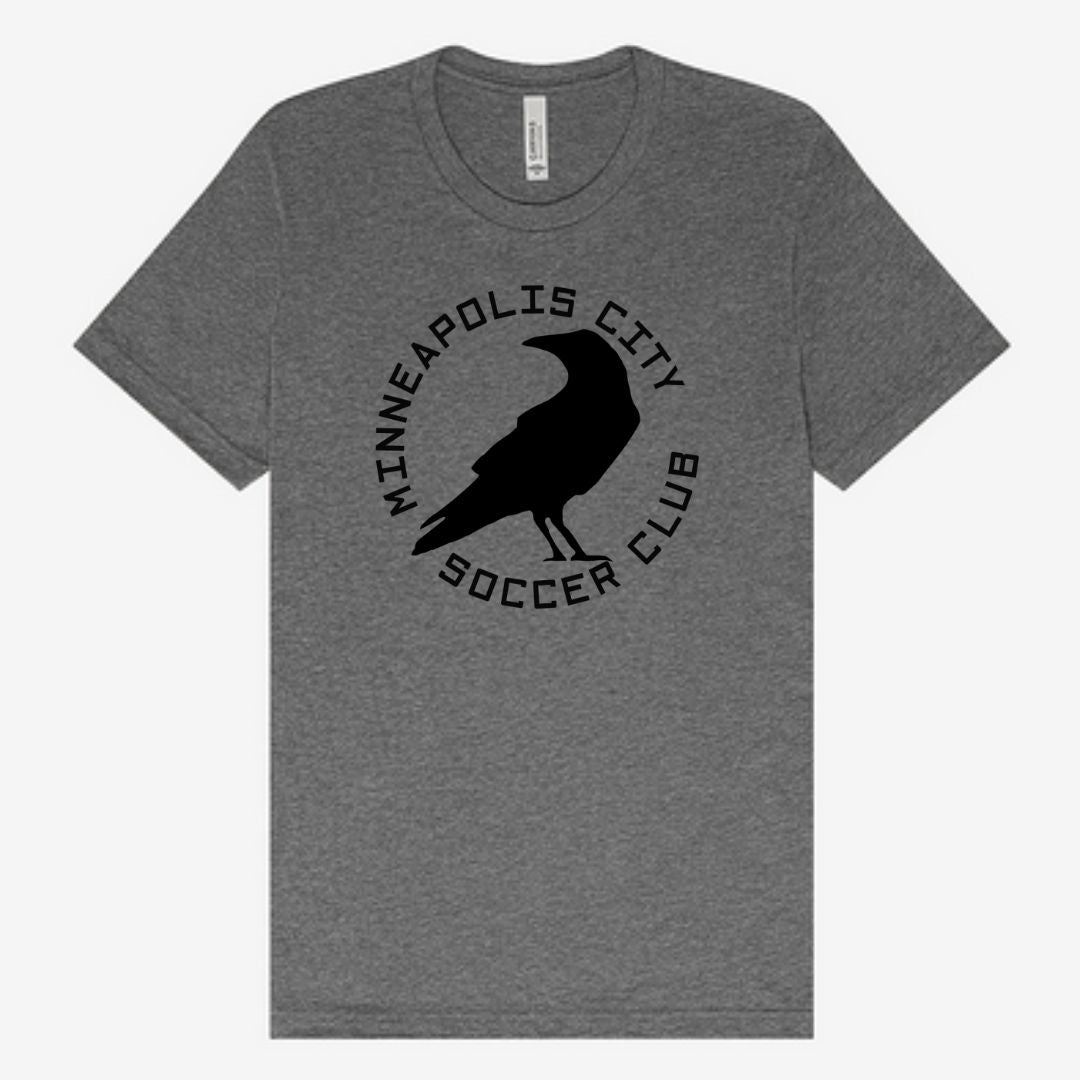 Crow Logo Tee - Charcoal