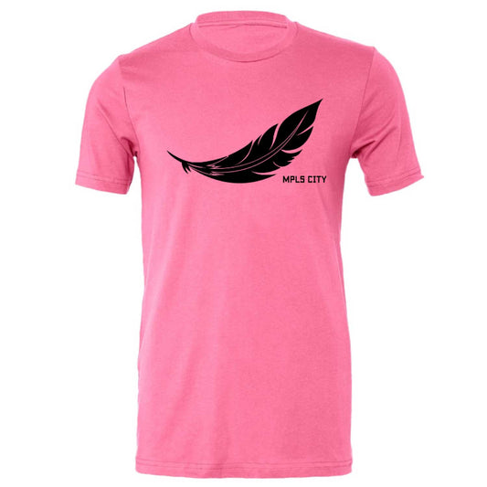 Feathery Tee - Pink