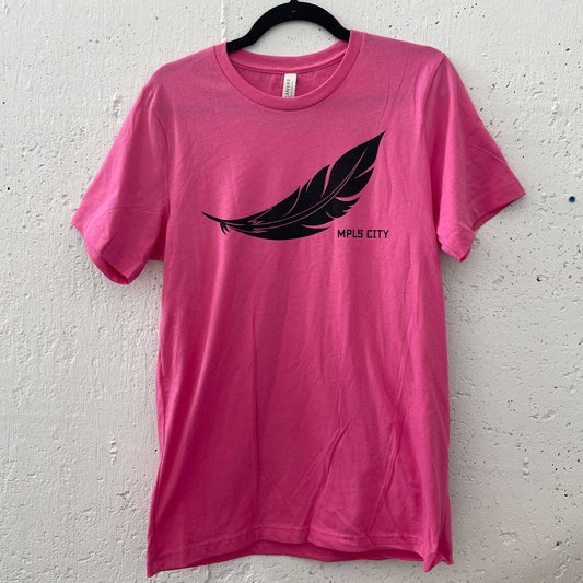 Feathery Tee - Pink