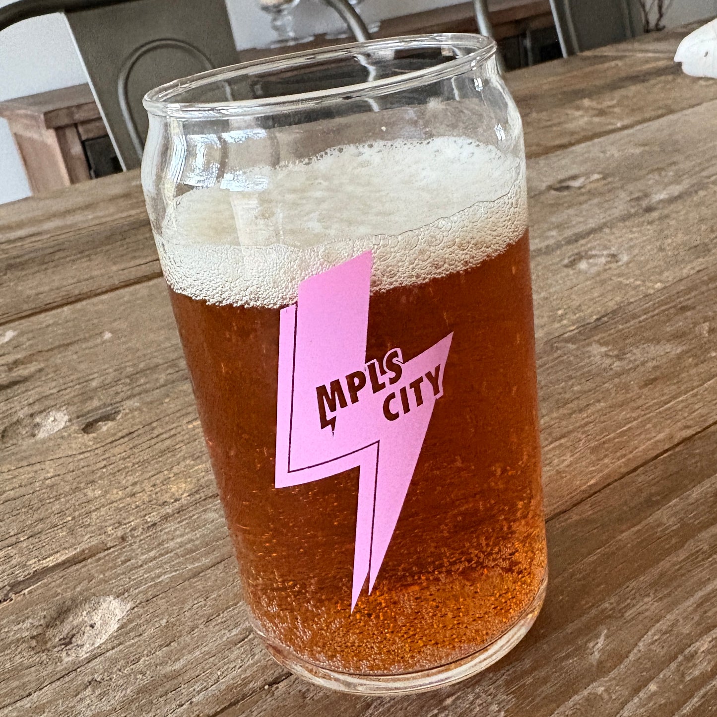 Lightning Pint Glass