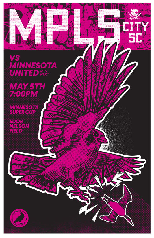 City vs MNUFC MLS Next Match Poster